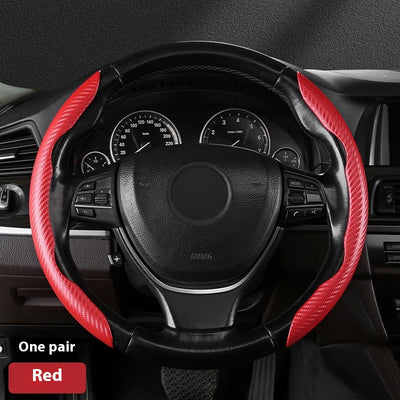 Funda para Volante de Gamuza Absorbente con Patrón Fibra de Carbono - Image 5