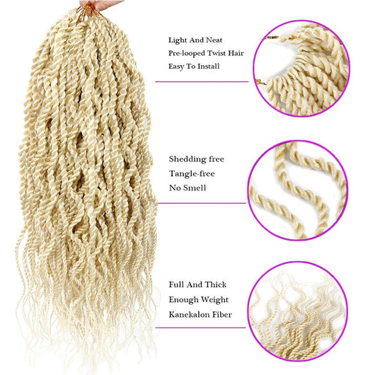 Peluca Sintética Ondulada con Trenzas Twist Dirty Braid - Image 7