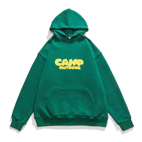 Sudadera con Estampado Gráfico Abstracto y Letras