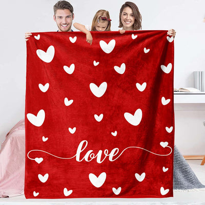 Manta Térmica con Estampado de Corazones para Descansos - Image 8