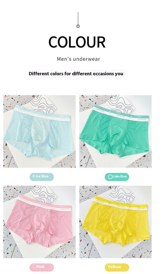 Bóxers de Malla Transpirable Ice Silk sin Marcas - Image 19