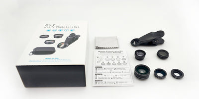 Kit de 10 Lentes Gran Angular Macro Ojo de Pez para Smartphone - Image 3