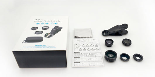 Kit de 10 Lentes Gran Angular Macro Ojo de Pez para Smartphone - Image 3
