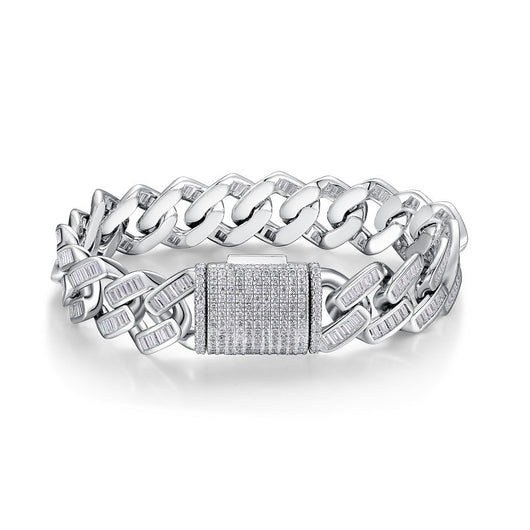 Pulsera de Plata 925 con Moissanita para Hombre - Versión Premium - Image 9