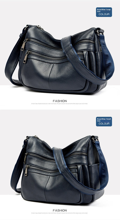 Bolso Mensajero de Cuero Genuino Primera Capa - Estilo Profesional - Image 33