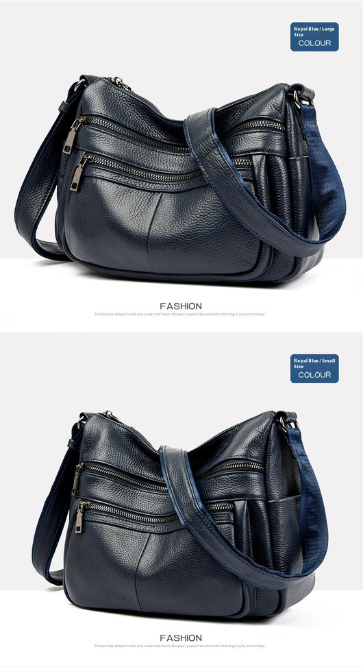 Bolso Mensajero de Cuero Genuino Primera Capa - Estilo Profesional - Image 33