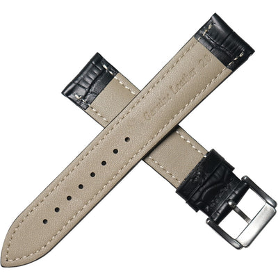 Correa de Reloj en Cuero Genuino para Hombre, Perfil Delgado, Compatible Universal - Image 3