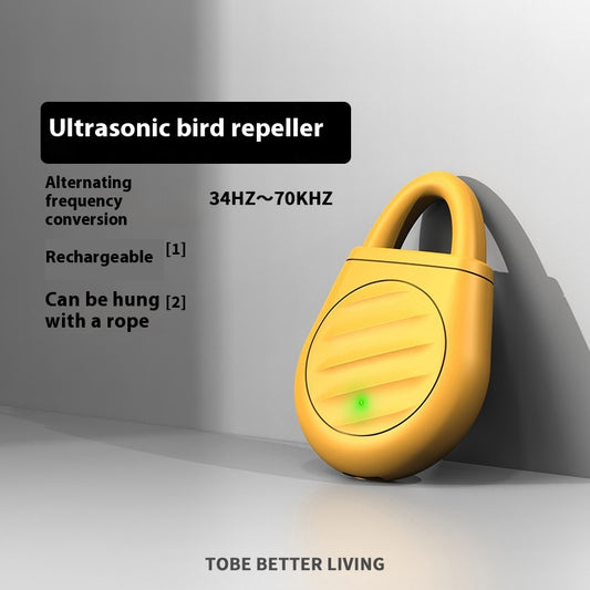 Repelente Ultrasónico Anti-Pájaros para Balcones y Terrazas
