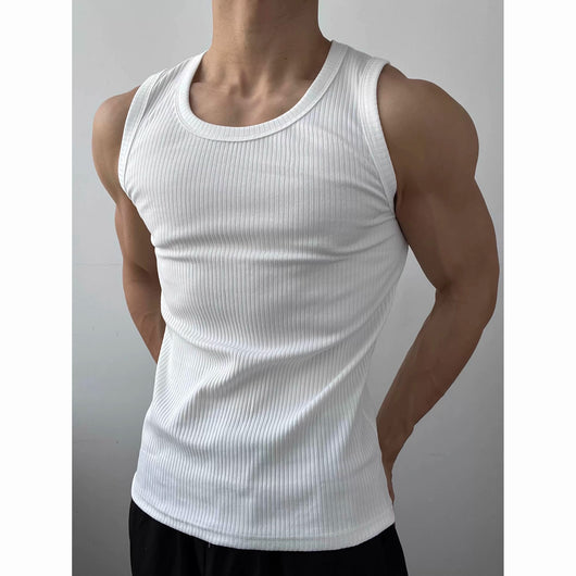 Musculosa Deportiva Ajustada con Stretch para Hombre - Image 2