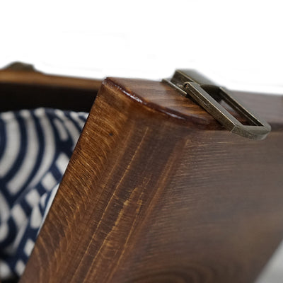 Bolso Mensajero Literario Retro de Madera con Doble Hebilla para Mujer - Image 19