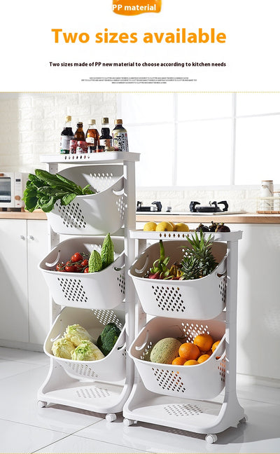 Organizador de Vegetales y Frutas para Cocina - Canasta de Almacenamiento - Image 24