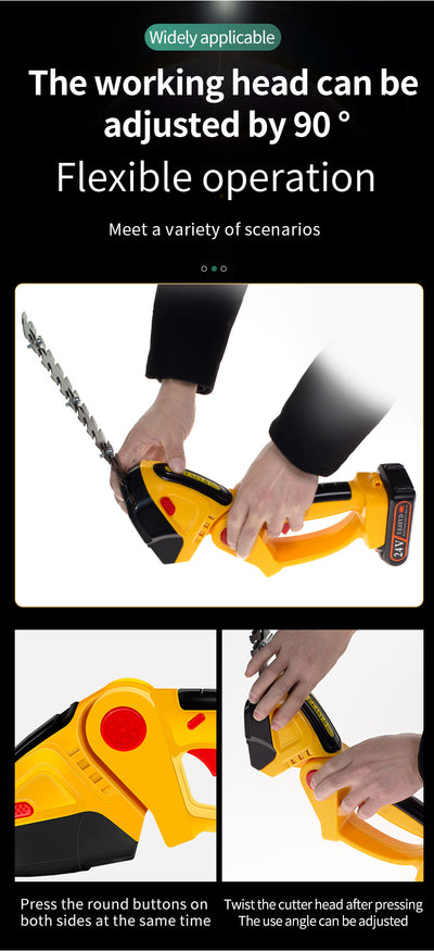 Tijeras Podadoras Eléctricas Recargables Dual - Cortasetos Profesional - Image 16