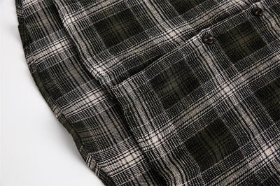 Camisa a Cuadros con Capucha para Hombre y Mujer - Image 13