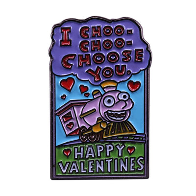 Distintivo de Tarjeta de Día de San Valentín Personalizado 'Te Elijo' Ralph y Lisa - Image 6