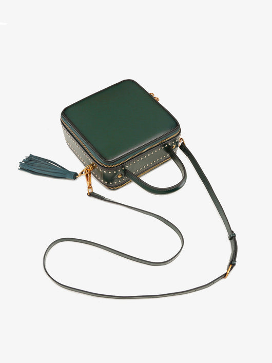 Bolso de Cuero con Diseño Asimétrico para Mujer - Image 7