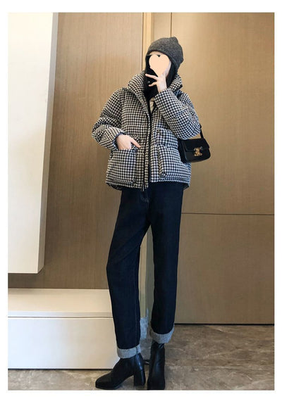 Abrigo de Algodón Suelto para Otoño Invierno - Diseño Moderno y Versátil - Image 7