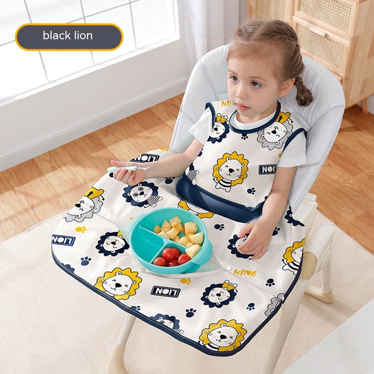 Babero Delantal para Bebé con Cobertura para Silla de Comer, Resistente al Agua y Desmontable - Image 7