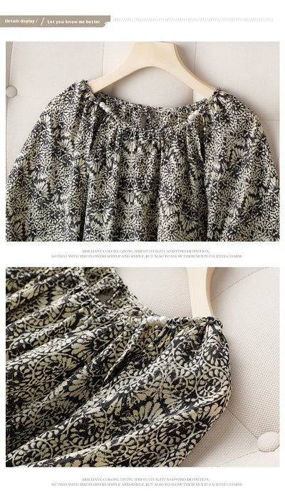 Blusa Suelta Reductora de Manga 3/4 para Mujer - Image 25