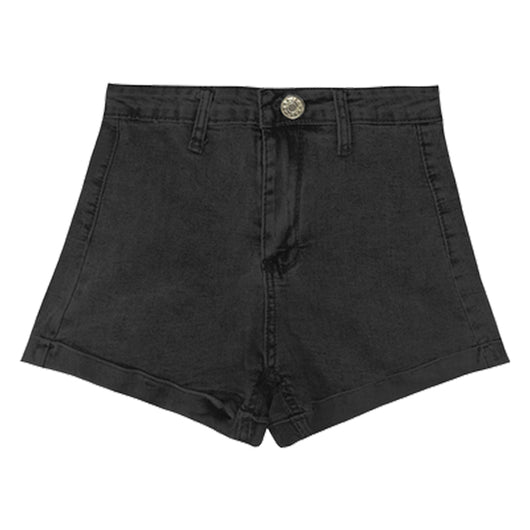 Shorts de Mezclilla Cintura Alta Levantacaderas Pierna Ancha - Image 7