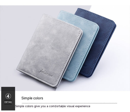 Billetera Compacta de Cuero para Licencia y Tarjetas - Diseño Ultrafino Multifuncional - Image 13