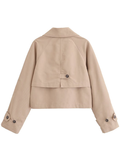 Gabardina Francesa Elegante para Mujer - Abrigo de Manga Larga Estilo Europeo - Image 17