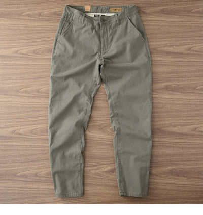 Pantalones Casuales de Algodón Twill para Hombre - Corte Recto y Cómodo - Image 26