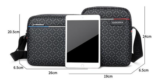 Bolsa Mensajero de Cuero para Hombre de Un Solo Hombro - Gran Capacidad - Image 8