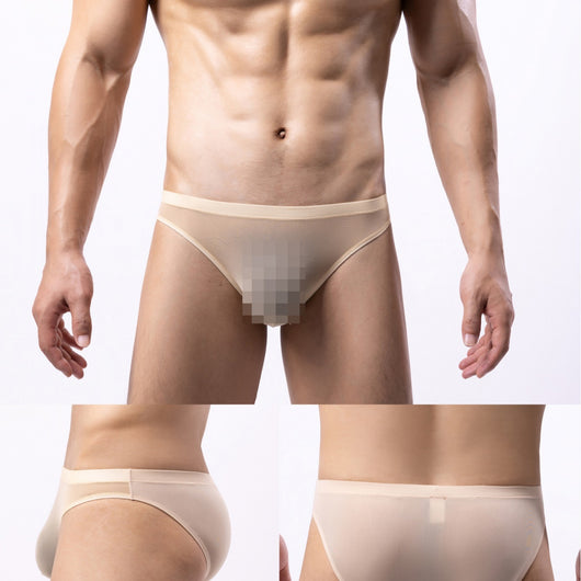 Calzoncillos Transparentes Cintura Baja Seda de Hielo para Hombre - Image 2