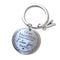 Etiqueta de Acero Inoxidable para Llaves 30mm con Letras Personalizables