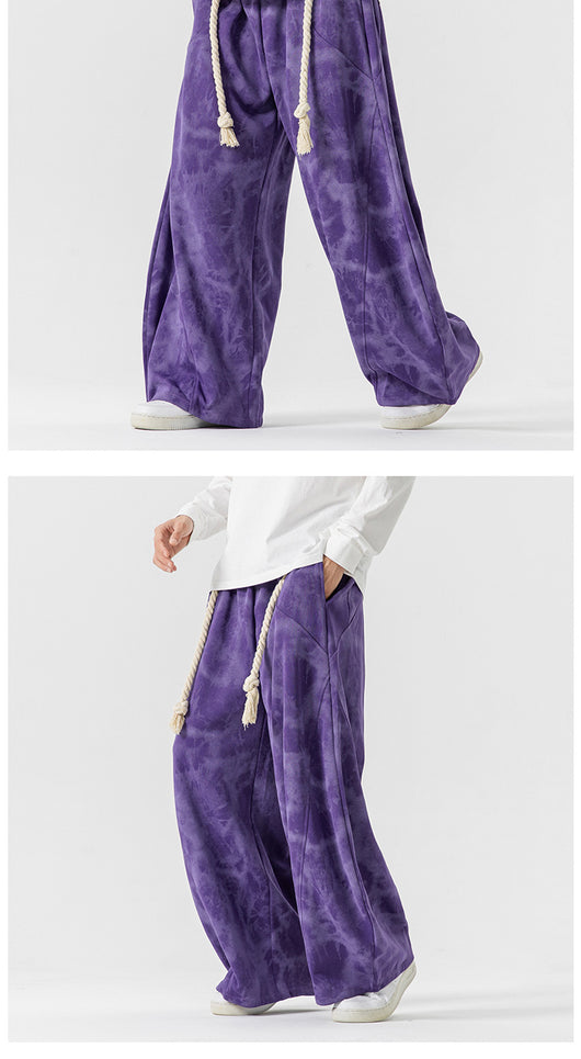 Pantalones de Buzo Talla Grande Tie-Dye Estilo Japonés-Hong Kong - Image 19