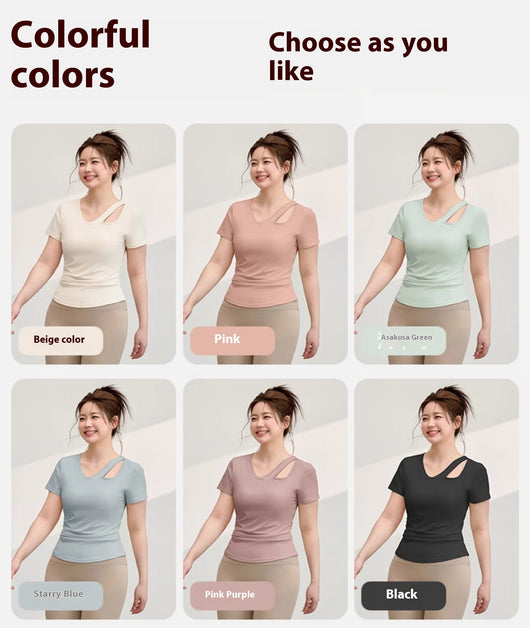 Top Deportivo Talla Grande para Yoga con Soporte de Pecho - Image 22