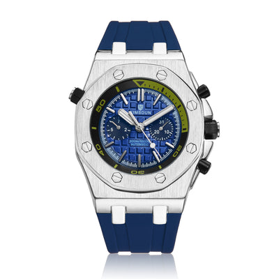 Reloj Deportivo para Hombre Automático Resistente al Agua con Correa de Silicona - Image 10