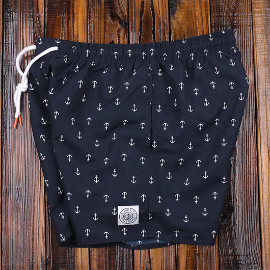 Shorts de Baño con Estampado Ancla - Traje de Baño para Piscina y Aguas Termales - Image 2