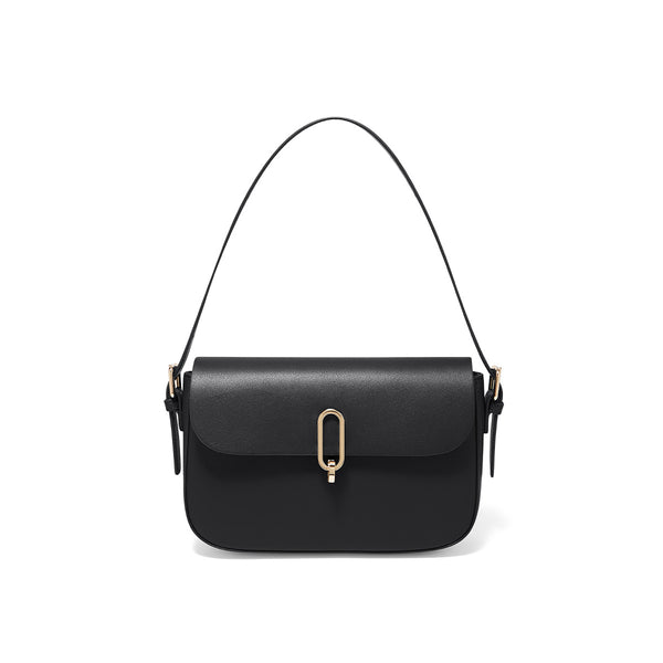 Bolsa Mensajero de Cuero Genuino Piel Vacuna Compartimentos Dobles - Image 4