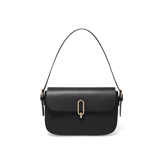 Bolsa Mensajero de Cuero Genuino Piel Vacuna Compartimentos Dobles - Image 4