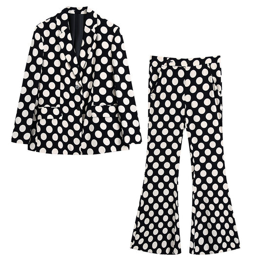 Blazer Suelto Elegante de Botón Único Largo Medio para Mujer