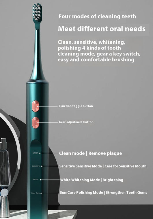 Cepillo Dental Eléctrico con Carga Magnética y Desinfección por Suspensión - Image 10