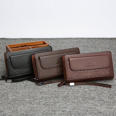 Maletín de Cuero Suave para Hombre con Múltiples Compartimentos - Image 4