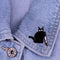 Broche Gato Asesino Halloween - Accesorio Cartoon Festivo