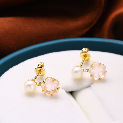 Aretes de Cristal Natural Hipoalergénicos - Image 7