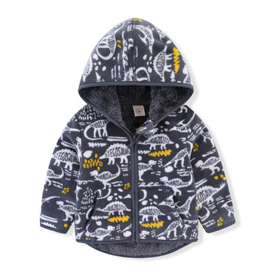 Chamarra Polar Gruesa para Niños y Niñas - Perfecta para Primavera y Otoño - Image 4