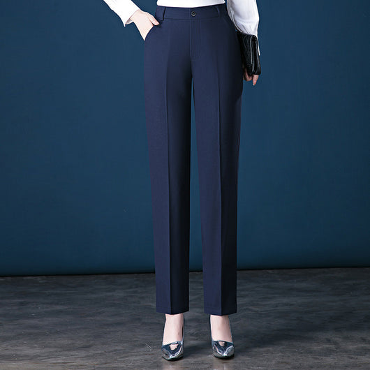 Pantalón de Talle Alto Recto Casual para Mujer - Image 19