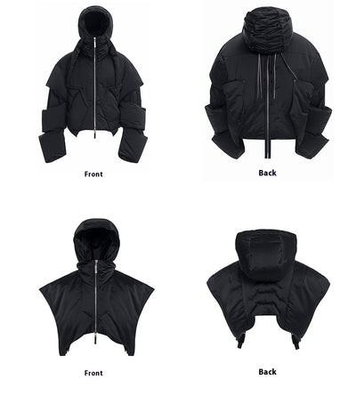 Chaqueta Acolchada Desmontable Space Pilot 90 Plumón de Pato Blanco para Niños - Image 10