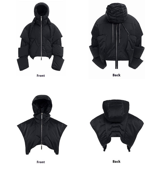 Chaqueta Acolchada Desmontable Space Pilot 90 Plumón de Pato Blanco para Niños - Image 10