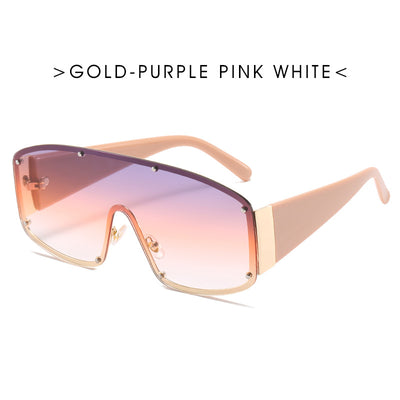 Gafas de Marco Oversized Tendencia Europa y América para Hombre - Image 4