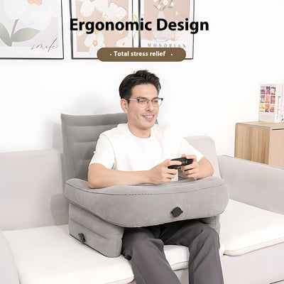 Mesa de Lectura Inflable Plegable con Almohada para Libros - Image 9