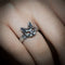Anillo de Plata 925 con Diseño Exclusivo de Cabeza de Gato