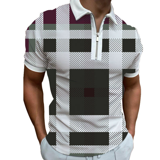 Camiseta Suelta Estampada de Manga Corta para Hombre - Image 10