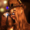 Gafas Lupa Retro de Bronce con Luz LED Integrada
