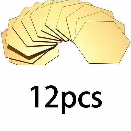 Espejo Hexagonal Acrílico 3D - Adhesivo Decorativo de Pared con Efecto Cristal - Image 56